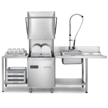 Silanos Box de lavage Prima NE1000 droite, 20 L, Lave-vaisselle, 5 casiers,  inox