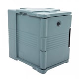 thumbnail of Conteneur isotherme 58,5 Litres GN, bleu ardoise, à chargement frontal