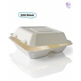 thumbnail of Menübox groß Holzfaser , 245 x 245 x 75 mm, 200 Stk, wood fiber, kompostier- & recyclebar