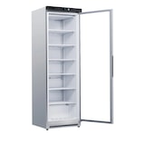 thumbnail of Armario congelador refrigerado de acero inoxidable 1 puerta de cristal 400 lt estático -18 -25°C - ZX