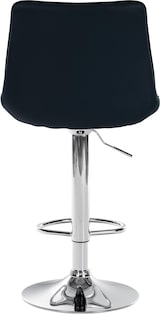 thumbnail of DELUKE® Barhocker 2er Set RIO - Schwarz, Kunstleder, Chrom | Barhocker mit Lehne Barstuhl Tresenhocker Tresenstuhl Kneipenhocker Kneipenstuhl