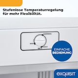 thumbnail of Exquisit Gefrierschrank GS5230-H-040D weiss | Tiefkühlschrank Groß 168 L Volumen | 4* Gefrieren | Türanschlag wechselbar | 55cm Breite