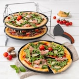 thumbnail of Set de 3 plaques à pizza et une grille de superposition Zenker Special Countries