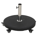 thumbnail of METRO PROFESSIONAL Soporte para sombrilla con ruedas, HDPE/hormigón, Ø 58 x 43 cm, 30 kg, negro