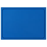 thumbnail of Muvell Schneidebrett Kunststoff HDPE500 | Blau 45x30x2 cm | Schneidbrett | Gastro Profi HACCP Fisch Küchenbrett | 1 Seite mit Saftrinne |