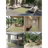 thumbnail of Teppich Balkon Unifarben Pflegeleicht Waschbar Strapazierfähig Terrasse Küche Läufer Grün 80x250 cm OEKO-TEX – ALSTER von Kadima Design