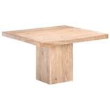 thumbnail of Table de salle à manger 120x120x77 cm Bois de manguier massif Modèle Sirius Ovale