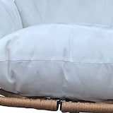 thumbnail of SVITA SHELLY hangstoel met frame loungestoel hangzit hangstoel opklapbare hangmand hangende schommel buitenstoel naturel