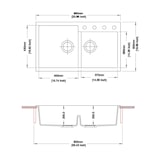 thumbnail of Tip Toe N200 Lavello 2 vasche nero