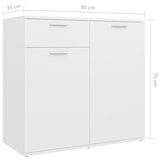 thumbnail of vidaXL Sideboard Weiß 160x36x75 cm Holzwerkstoff