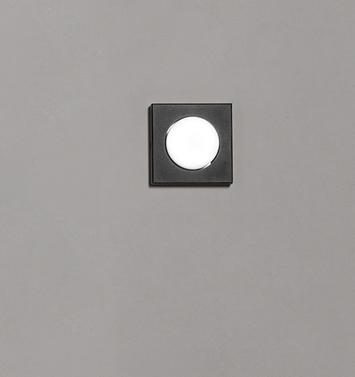 Button - GX53 LED-Deckenleuchte max. 15 W, quadratisch 11,5 x 11,5 cm, lackiertes Metall, IP20 - Perenz - Schwarz