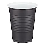 thumbnail of 500x Kaffeebecher Heißgetränkebecher braun/grau-weiß 180 ml O 70 mm PP