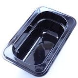 thumbnail of Kunststoff GN 1/9 Polycarbonat schwarz Gastronormbehälter GN-Behälter 0,6 Liter Tiefe 65mm
