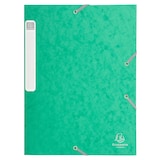 thumbnail of Exacompta 18503H 25x Archivbox Cartobox, flach geliefert, Rücken 25mm aus Colorspan-Karton, mit 3 Klappen und Gummizug, 25x33cm für DIN A4 - Grün