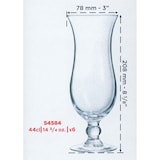 thumbnail of 24 x Cocktailglas HURRICANE Inhalt 44 cl Höhe 207 mm - Durchmesser 80 mm Arcoroc Professional