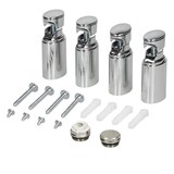 thumbnail of ECD Germany Badheizkörper 400×800 mm Chrom, gebogen, Seitenanschluss