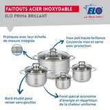 thumbnail of Set di 2 padelle (28 e 32 cm) e 4 pentole (12, 14, 16 e 24 cm) Elo Profi Brilliant