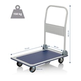 thumbnail of Carrinho de plataforma CARRY azul/branco hjh OFFICE