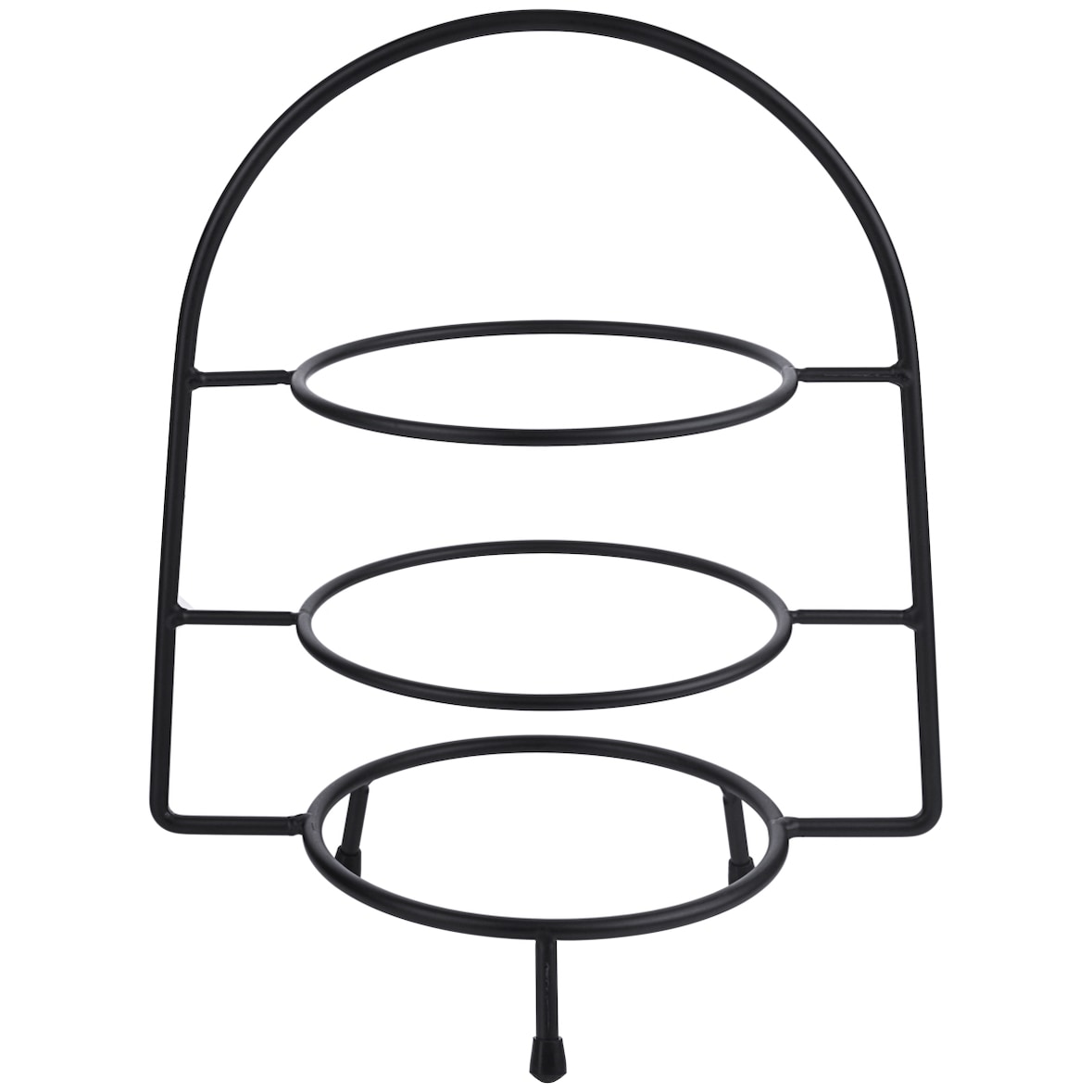 Contacto Bordenrek, zwart voor borden tot 25/29/31 cm