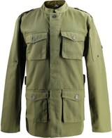 thumbnail of 226 - Kochjacke Parkastyle, langarm, Druckknöpfe : olive 65% Polyester 35%Baumwolle 220 g/m² 2XL