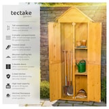 thumbnail of tectake Armoire de jardin Kadi 80,5 x 60 x 213,5 cm  Marron