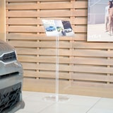 thumbnail of Danieli Store | Expositor publicitario de pie con atril apoyalibros tamaño A3 horizontal | Soporte de acrilico transparente para Libros y Menú