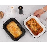 thumbnail of Graniteware - Plat à four rectangulaire en acier émaillé - Noir