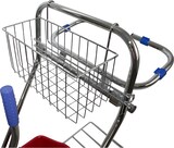 thumbnail of CleanTrack Reinigungswagen Doppelfahreimer verchromt, 2 Eimer, Presse, 70 l Abfallsackhalter, Einhängekorb