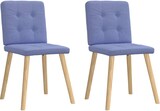 thumbnail of vidaXL Esszimmerstühle 2 Stk. Jeansblau Stoff