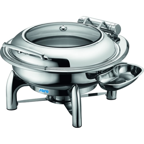 SARO Chafing Dish, rond, bakje geschikt voor inductie, model JESSIE