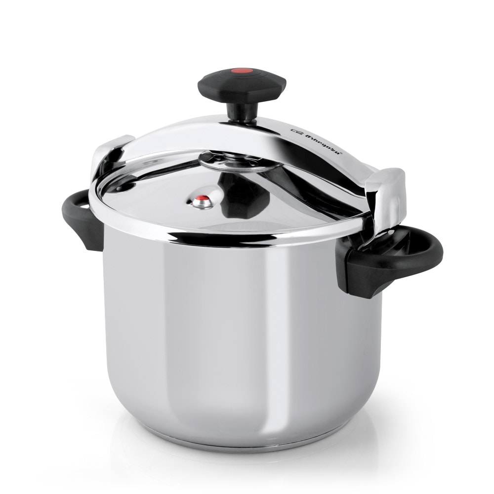 Orbegozo olla a presión acero inoxidable HPL 6070, 6 L, triple sistema de seguridad, regulación presión, apta todo tipo de fuegos, diámetro 22 cm