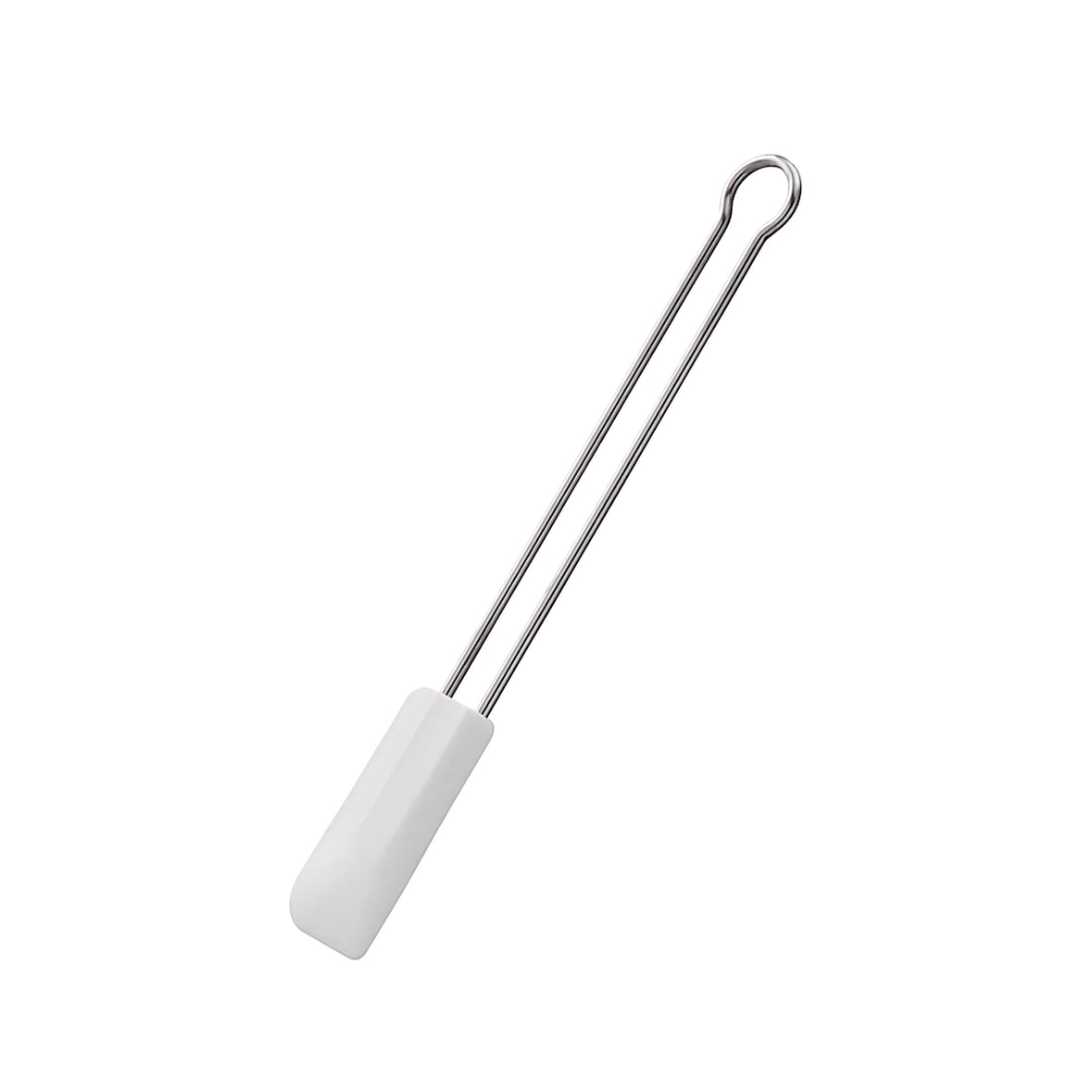 Rösle Teigschaber Silikon weiß 20 cm Backhelfer Edelstahl 18/10 hitzefest