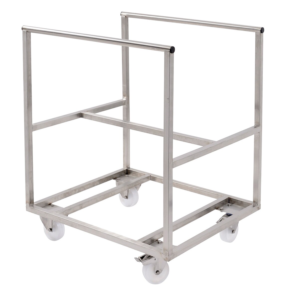 GILAC Chariot pour bac grand volume semi-cylindrique - inox - 220 L - Gris G194895