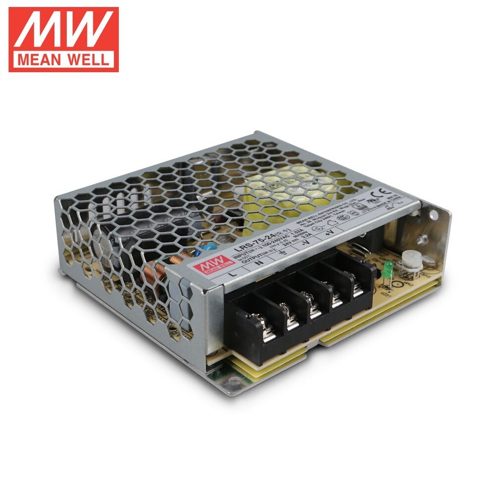 Alimentatore 75W 24V da scatola di derivazione LRS-75-24
