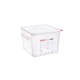 thumbnail of Araven vierkante container van 12 liter, 28,5 x 28,5 x 21 cm, PP, met luchtdicht deksel.