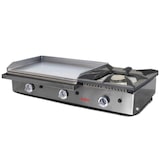 thumbnail of MBH - Gasgrill Bratplatte 600x400 mm aus rektifiziertem Stahl für das Gaststättengewerbe. Fry Top für die Küche für Bar und Restaurant.