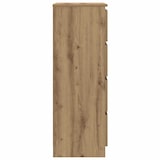 thumbnail of vidaXL Dressoir 60x35x98,5 cm bewerkt hout artisanaal eikenkleur