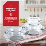 thumbnail of HGMD Juego de Platos para Horno - 3 Piezas - 700 ML - 1500 ML - 2000ML - Redondo - Apto para Lavavajillas