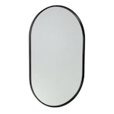 thumbnail of Mirlux Badkamerspiegel met LED Verlichting & Verwarming – Wandspiegel Ovaal – Anti Condens Douchespiegel - Zwart - 90x60CM