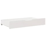 thumbnail of vidaXL Bedlades 2 st 90x55x16 cm massief grenenhout wit