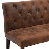 thumbnail of Helloshop26 - Bank/Lounge 120 cm braunes Kunstveloursleder 02_0010805
