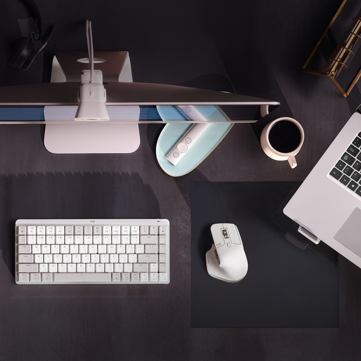 Logitech MX Master 3S für Mac Bluetooth-Maus, Pale Gray