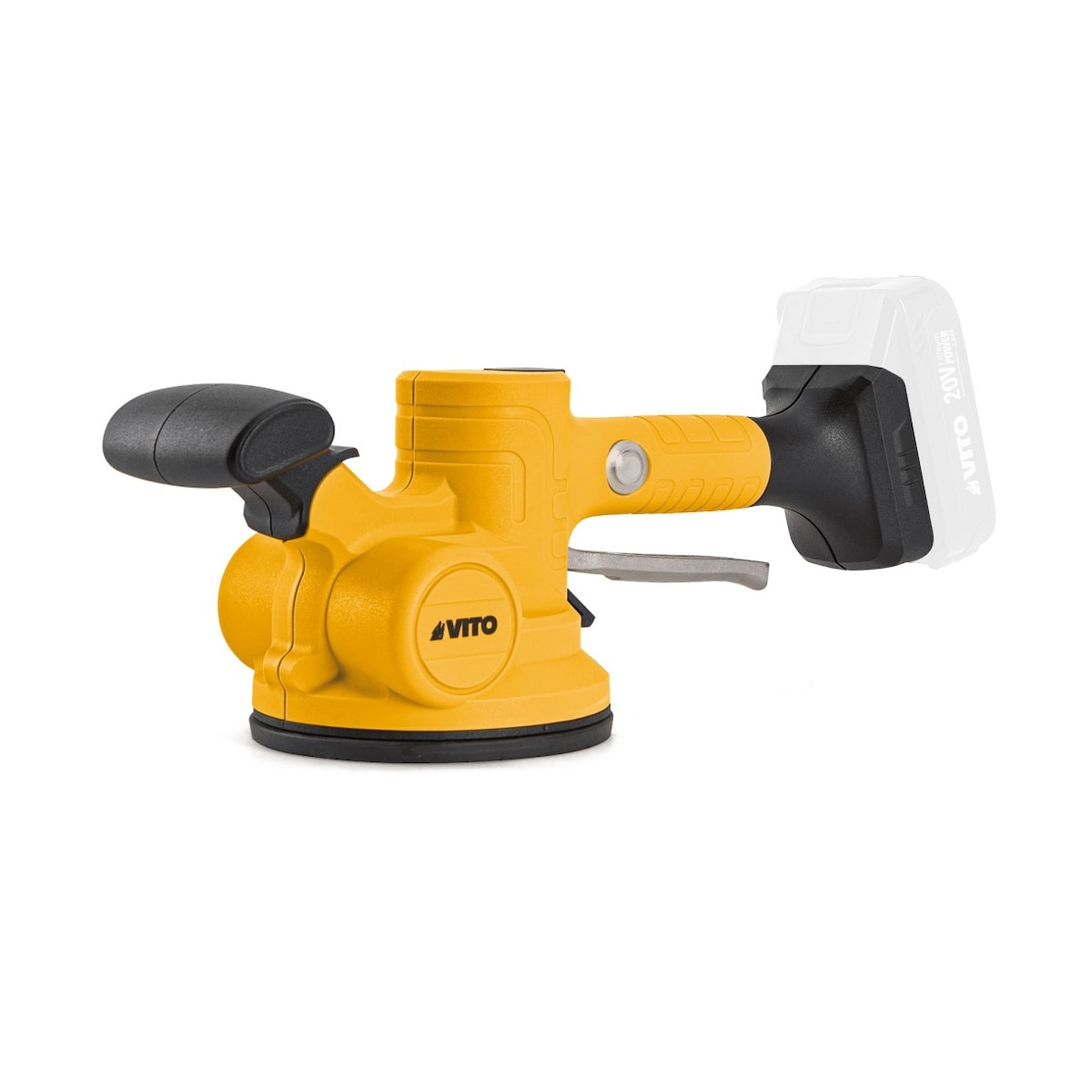 Ventosa vibrante per piastrelle 20V 130mm Carico 50Kg 6 Velocità VITO