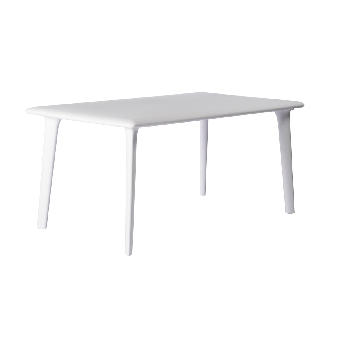 Resol DESSA Table Rectangulaire Intérieur, Extérieur 160x90 Blanc