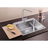 thumbnail of BLANCO ANDANO 500-IF/A Flachrandspüle / Edelstahl / Seidenglanz / Excenter -