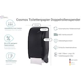 thumbnail of Toilettenpapierspender Doppelrollen, Blanc Cosmos, unschlagbar ergiebig, abschließbar, autom. Rollenwechsel, Restrollenfunktion