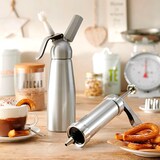 thumbnail of IBILI - Sifón para Nata de 0.5L en Aluminio con 3 Boquillas. Incluye Cepillo Limpiador