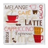 thumbnail of Sovie HOME Serviette Cafe Latte in Braun aus Tissue 33 x 33 cm, 20 Stück - modern Kaffee Cafe Frühstück