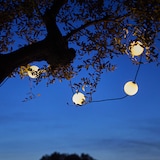 thumbnail of Lumisky Luci solari BOLLY, 6 sfere, 5,5 m Plastica Bianco