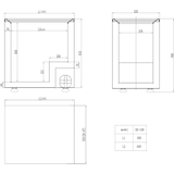 thumbnail of EASYLINE Tiefkühltruhe 100 mit Glasschiebedeckel, 585 x 525 mm